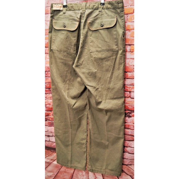 Saf-T-Bak Hunting Pants Mens 34-320 Reinforced Nylon Legs Made in Altoona USA - Picture 7 of 10